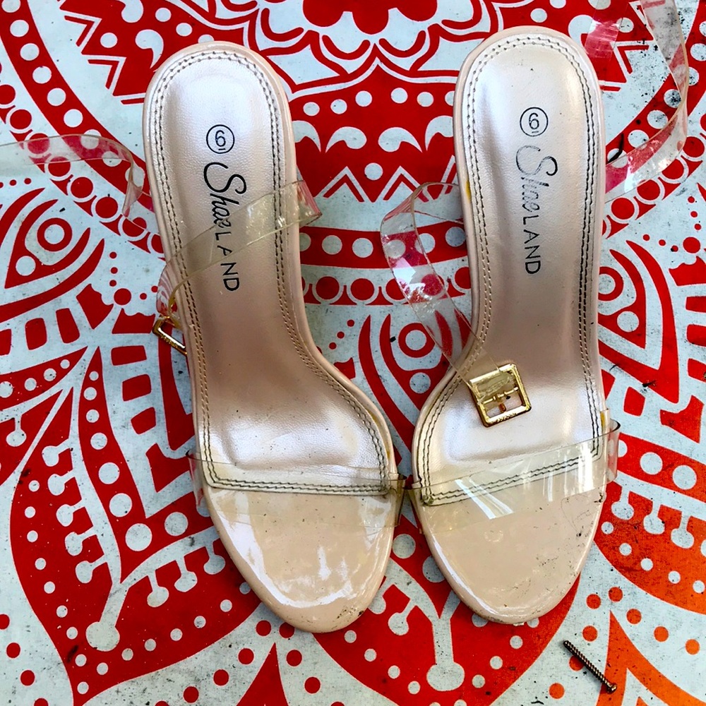 Shoeland acrylic vintage size 9